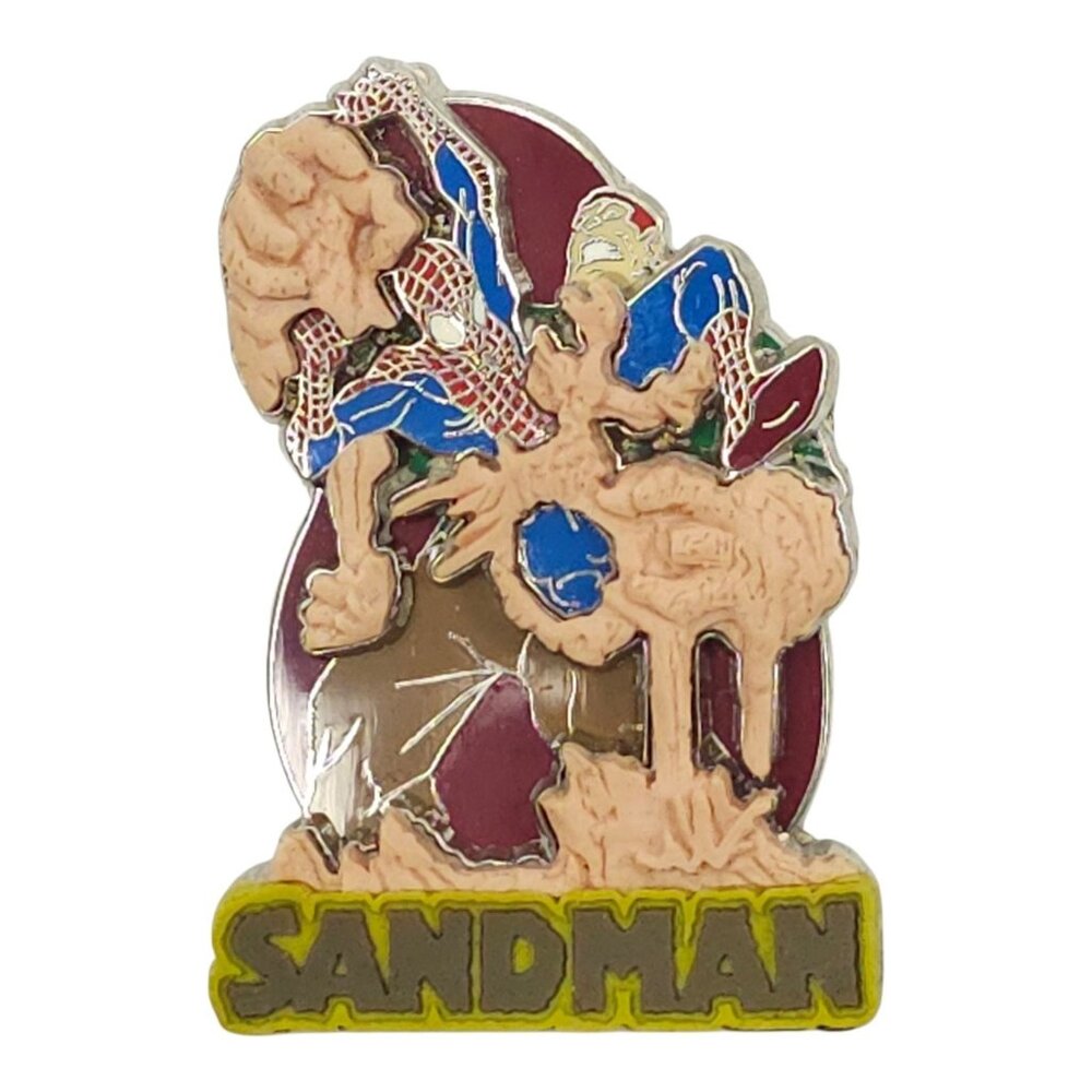 Universal Studios 2008 Spider-Man VS Sandman Limited Edition 500 3-D Pin Pinback